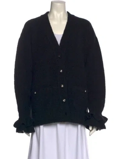 Pre-owned Chanel 2024 Cashmere Sweater W/ Tags In Black