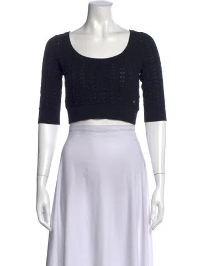 Pre-owned Chanel 2024 Cashmere Sweater W/ Tags In Black