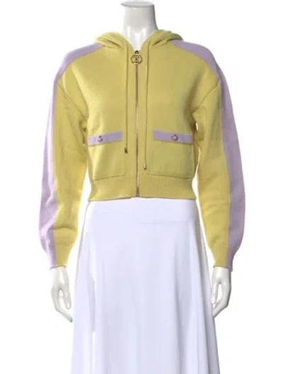 Pre-owned Chanel 2024 Cashmere Sweater In Yellow