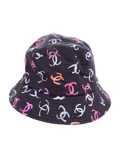 Pre-owned Chanel 2024 Cc Bucket Hat In Blue