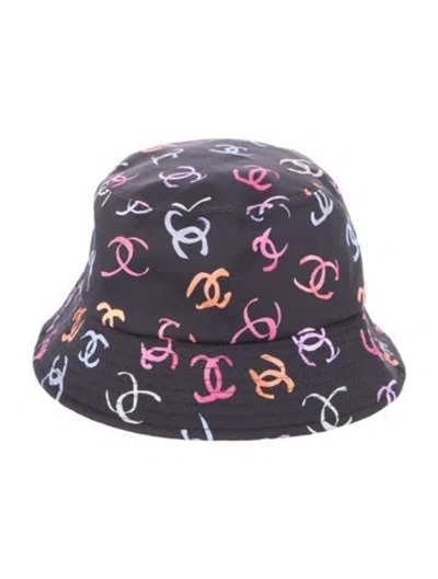 Pre-owned Chanel 2024 Cc Bucket Hat In Blue