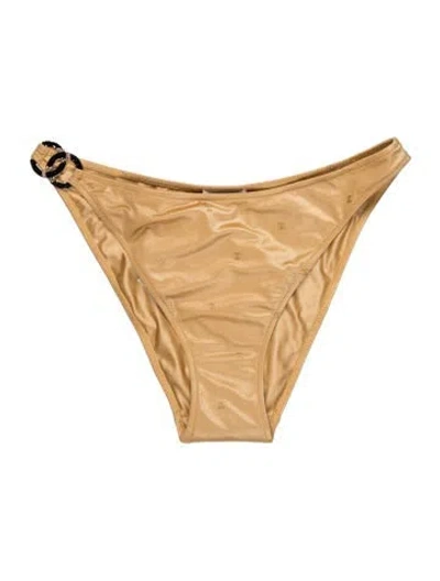 Pre-owned Chanel 2024 Coco Beach Bottoms W/ Tags In Neutrals
