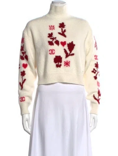 Pre-owned Chanel 2024 Coco Neige Sweater In Neutrals