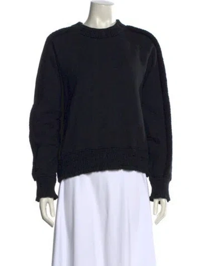 Pre-owned Chanel 2024 Crew Neck Sweatshirt In Black
