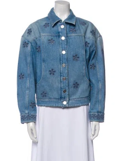Pre-owned Chanel 2024 Denim Jacket In Blue