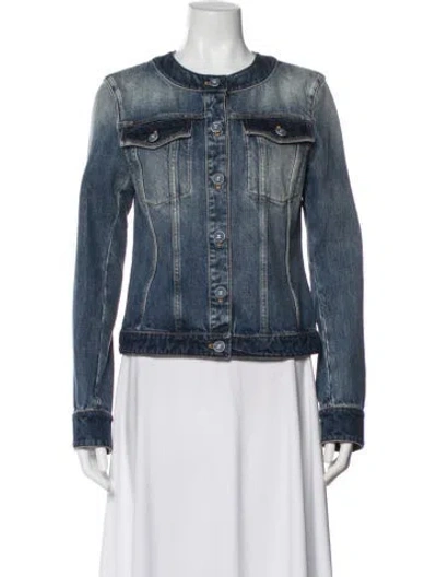 Pre-owned Chanel 2024 Denim Jacket In Blue