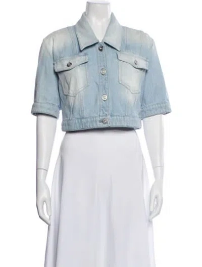 Pre-owned Chanel 2024 Denim Jacket In Blue