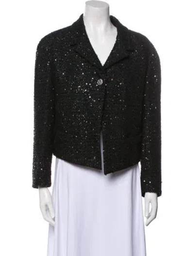 Pre-owned Chanel 2024 Evening Jacket In Black