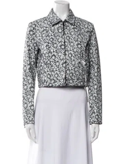 Pre-owned Chanel 2024 Floral Print Jacket In Multi