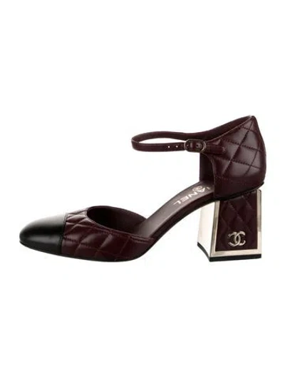 Pre-owned Chanel 2024 Interlocking Cc Logo D'orsay Pumps