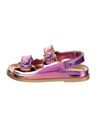 Pre-owned Chanel 2024 Interlocking Cc Logo Gladiator Sandals