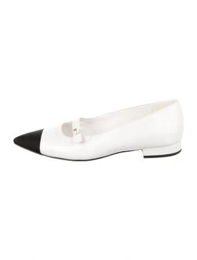 Pre-owned Chanel 2024 Interlocking Cc Logo Mary Jane Flats In Multi