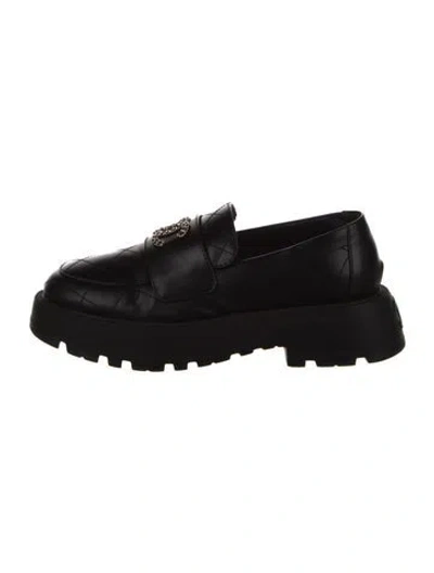 Pre-owned Chanel 2024 Interlocking Cc Logo Pumps In Black