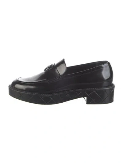 Pre-owned Chanel 2024 Interlocking Cc Logo Pumps In Black