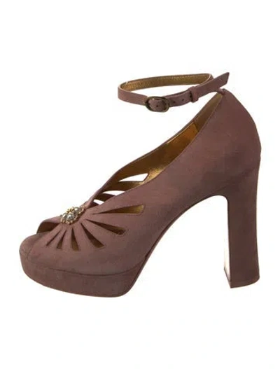 Pre-owned Chanel 2024 Interlocking Cc Logo Pumps In Pink
