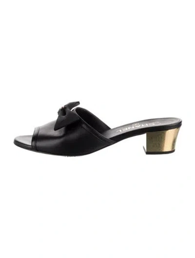 Pre-owned Chanel 2024 Interlocking Cc Logo Slides In Multi