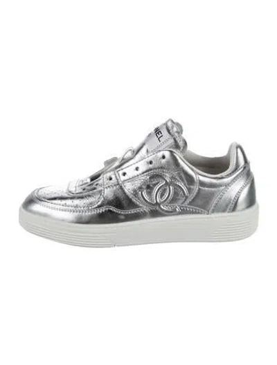 Pre-owned Chanel 2024 Interlocking Cc Logo Sneakers