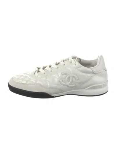 Pre-owned Chanel 2024 Interlocking Cc Logo Sneakers In Multi