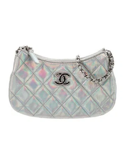 Pre-owned Chanel 2024 Iridescent Clutch W/ Chain