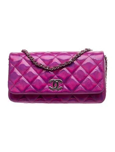 Pre-owned Chanel 2024 Iridescent Clutch W/ Chain