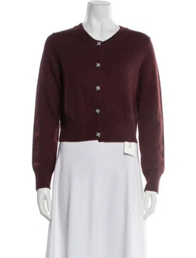 Pre-owned Chanel 2024 Métiers D'art Collection Paris-manchester Sweater In Burgundy