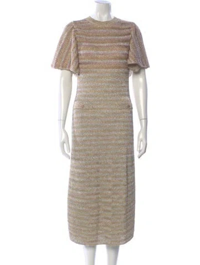 Pre-owned Chanel 2024 Midi Length Dress