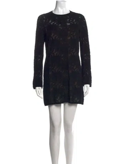 Pre-owned Chanel 2024 Midi Length Dress In Black