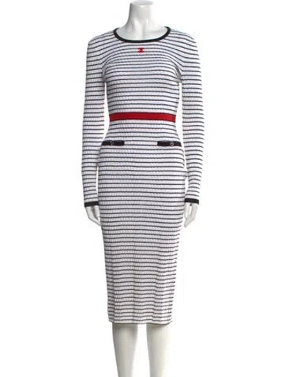 Pre-owned Chanel 2024 Midi Length Dress In Multi