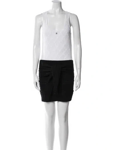 Pre-owned Chanel 2024 Mini Dress In Black