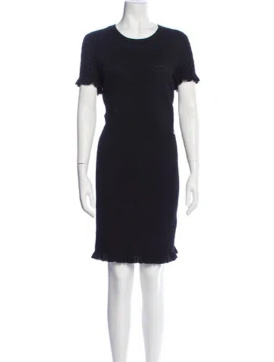 Pre-owned Chanel 2024 Mini Dress In Black