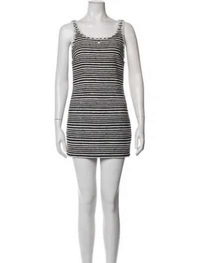 Pre-owned Chanel 2024 Mini Dress In Black
