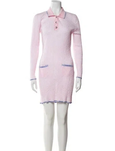 Pre-owned Chanel 2024 Mini Dress In Pink