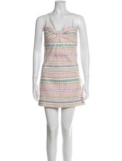 Pre-owned Chanel 2024 Mini Dress In Pink