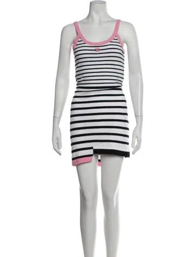 Pre-owned Chanel 2024 Mini Dress W/ Tags In White