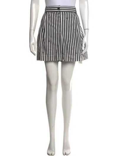 Pre-owned Chanel 2024 Mini Shorts In Black/white