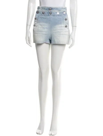 Pre-owned Chanel 2024 Mini Shorts In Blue