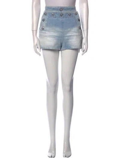 Pre-owned Chanel 2024 Mini Shorts In Blue