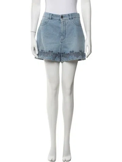 Pre-owned Chanel 2024 Mini Shorts In Blue