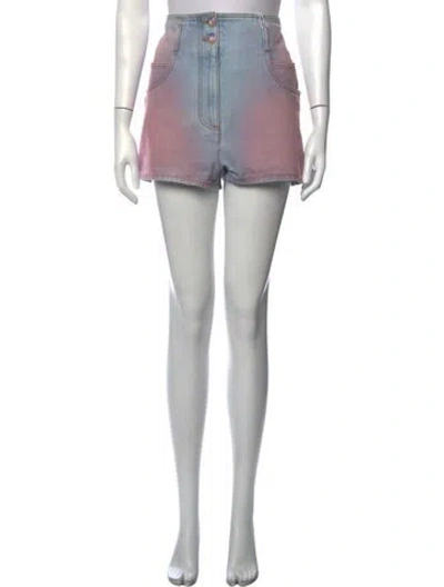 Pre-owned Chanel 2024 Mini Shorts In Blue/pink