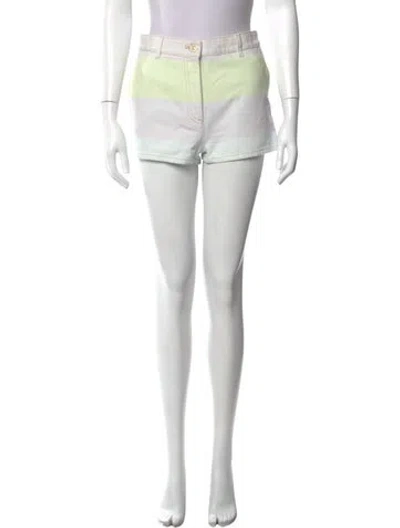 Pre-owned Chanel 2024 Mini Shorts W/ Tags In Blue