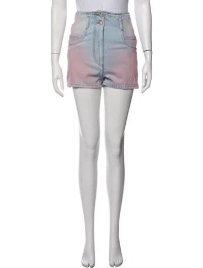Pre-owned Chanel 2024 Mini Shorts W/ Tags In Blue