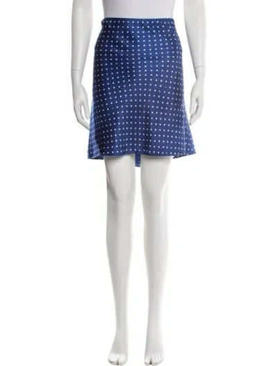 Pre-owned Chanel 2024 Mini Skirt In Blue