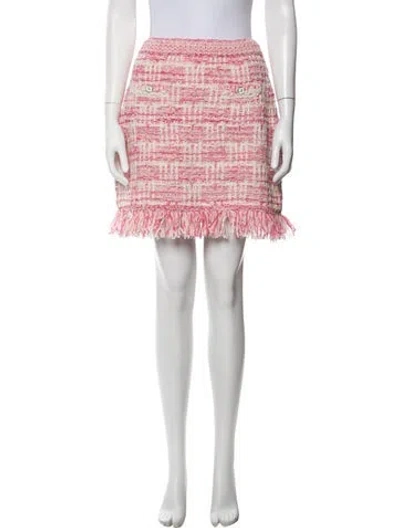 Pre-owned Chanel 2024 Mini Skirt In Pink
