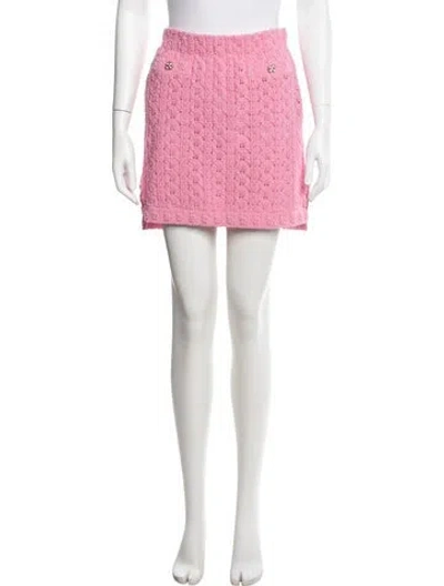 Pre-owned Chanel 2024 Mini Skirt In Pink
