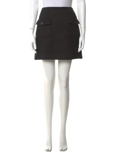 Pre-owned Chanel 2024 Mini Skirt W/ Tags In Black