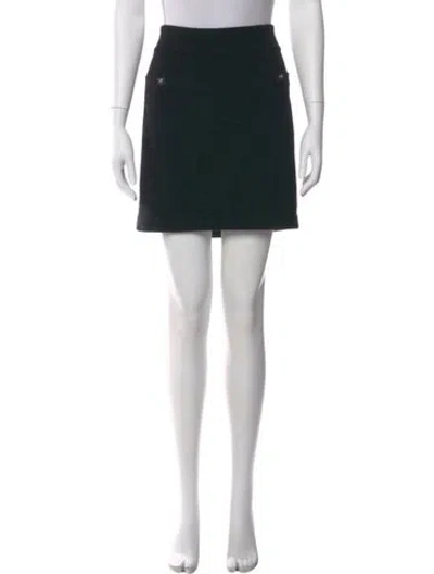 Pre-owned Chanel 2024 Mini Skirt W/ Tags In Black