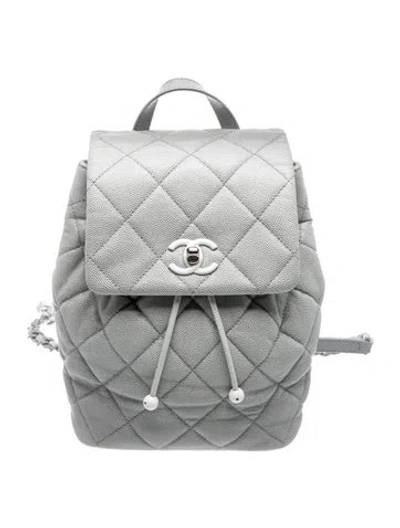 Pre-owned Chanel 2024 Ombre My Everything Backpack In Gray