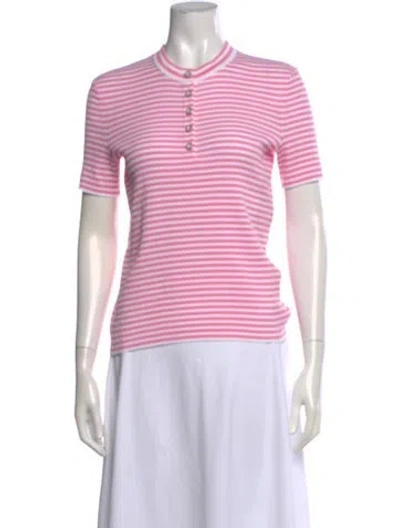 Pre-owned Chanel 2024 Paris-los Angeles Top W/ Tags In Pink