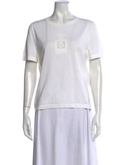 Pre-owned Chanel 2024 Paris-los Angeles T-shirt In White
