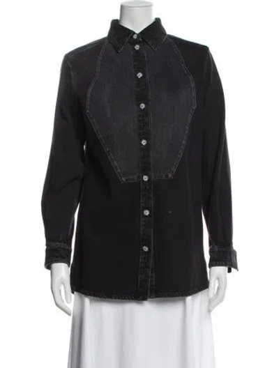 Pre-owned Chanel 2024 Paris-manchester Denim Jacket In Gray